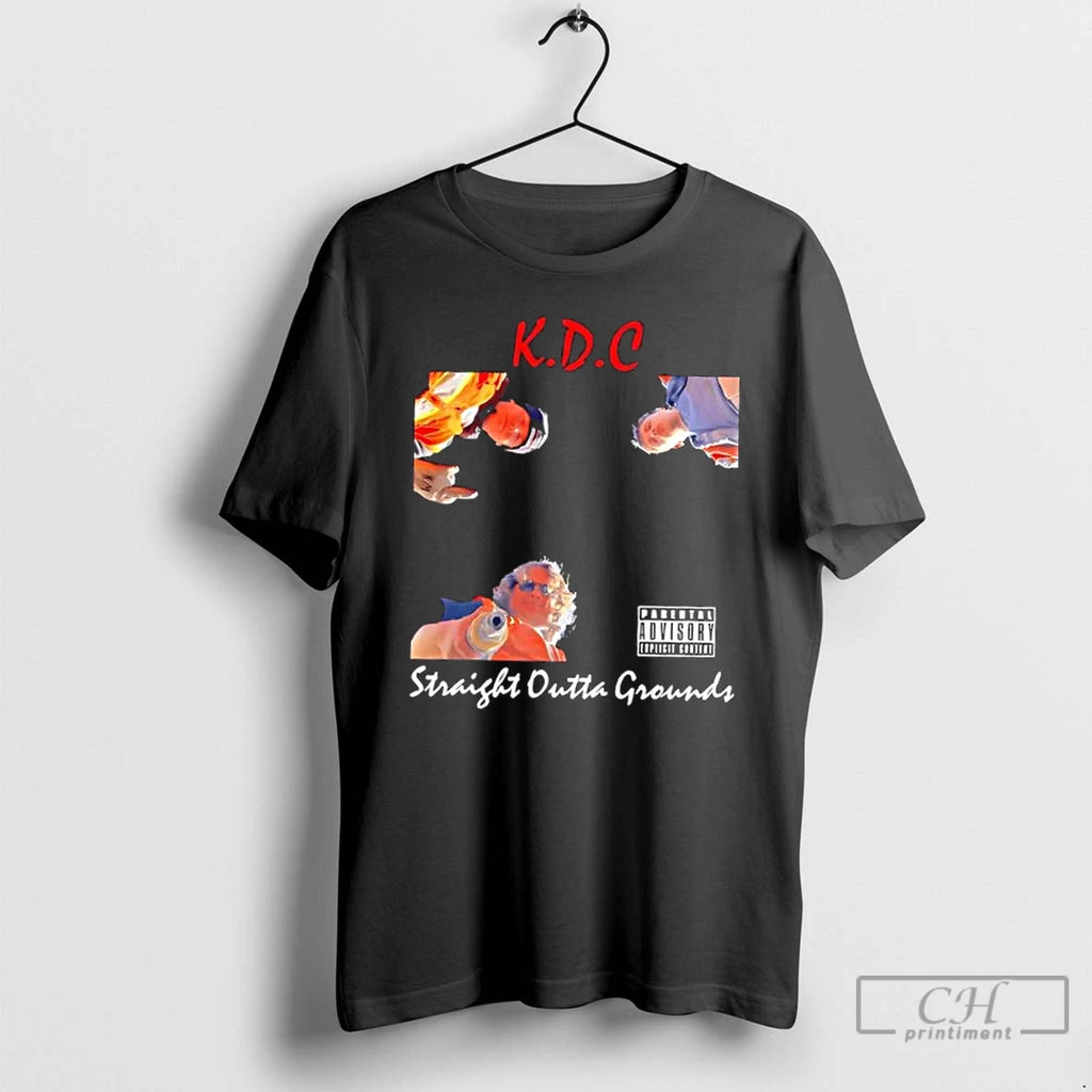 Premium The Kdc Straight Outta Grounds Meme T Shirts
