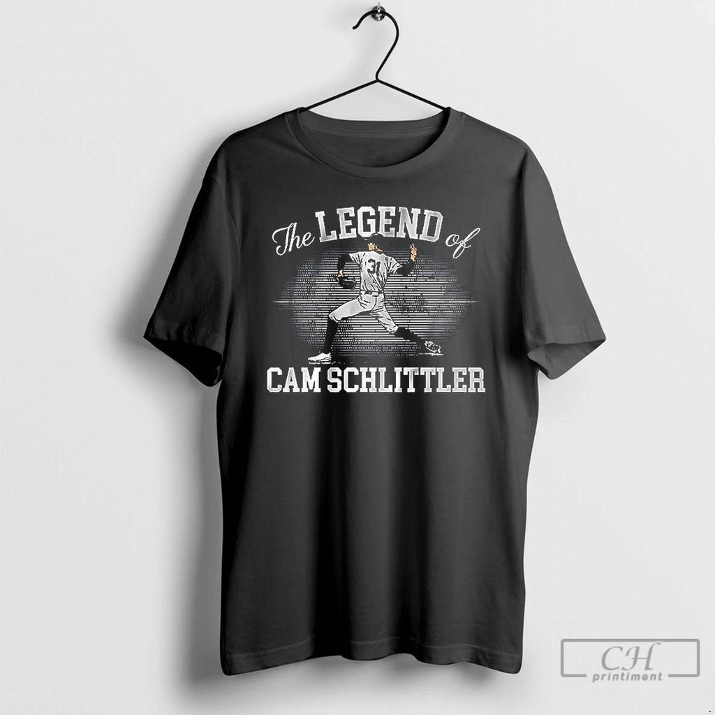 Premium The Legend Of Cam Schlittler Signature T Shirts