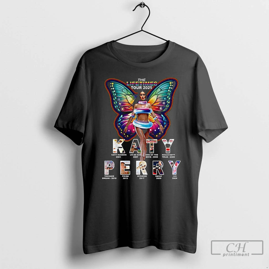 Premium The Lifetimes Katy Perry Tour 2025 World Tour T Shirts