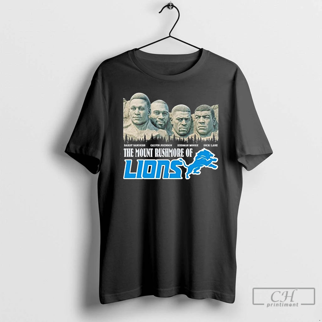 Premium The Mount Rushmore Of Detroit Lions Legends T Shirts