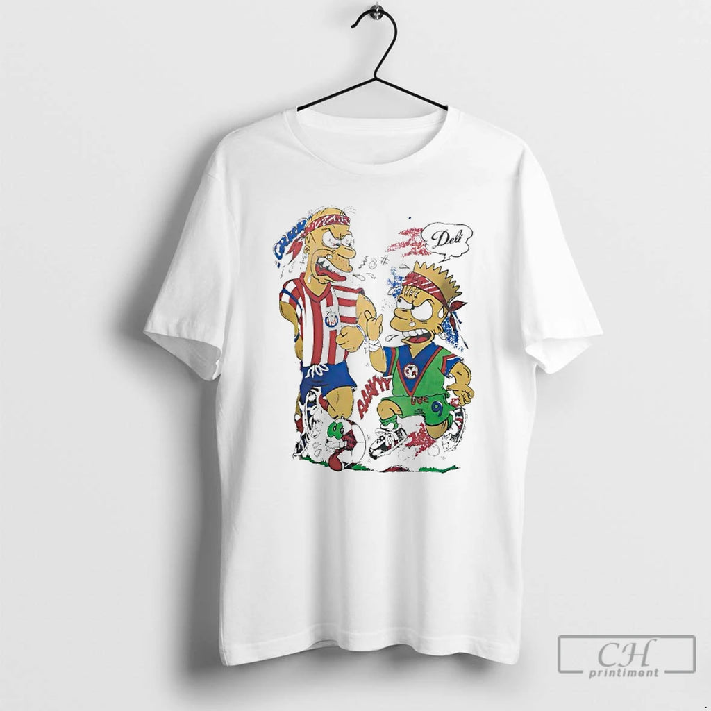 Premium The Simpsons Homer C D Guadalajara Bart Club America T Shirts