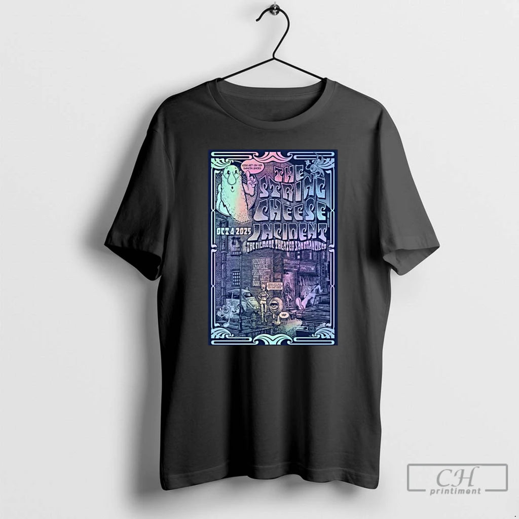 Premium The String Cheese Incident October 4 2025 The Fillmore San Francisco Ca Long Sleve