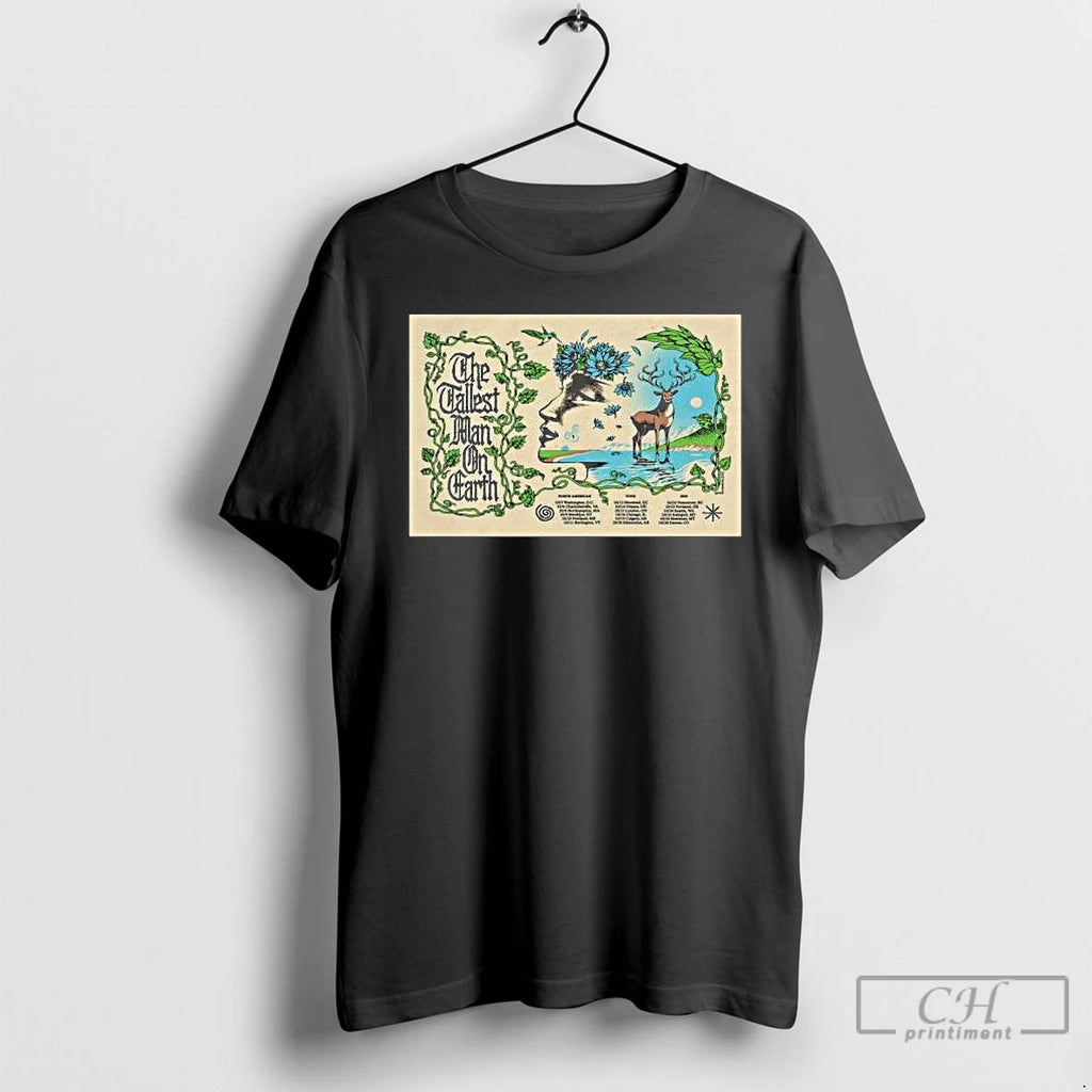 Premium The Tallest Man On Earth Tour 2025 North American Long Sleve T Shirts