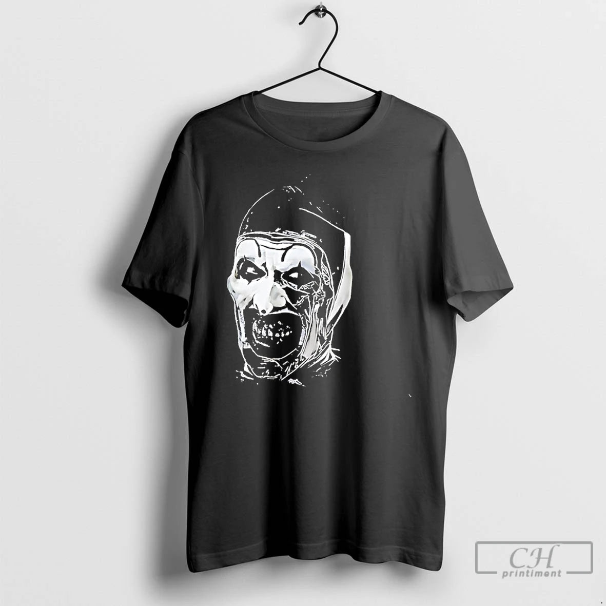 Premium The Terrifier Horror Character Big Face Halloween T Shirts