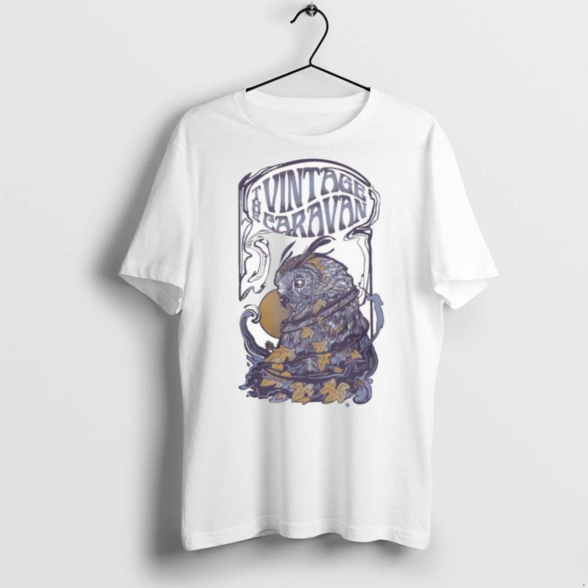 Premium The Vintage Caravan Owl T Shirts