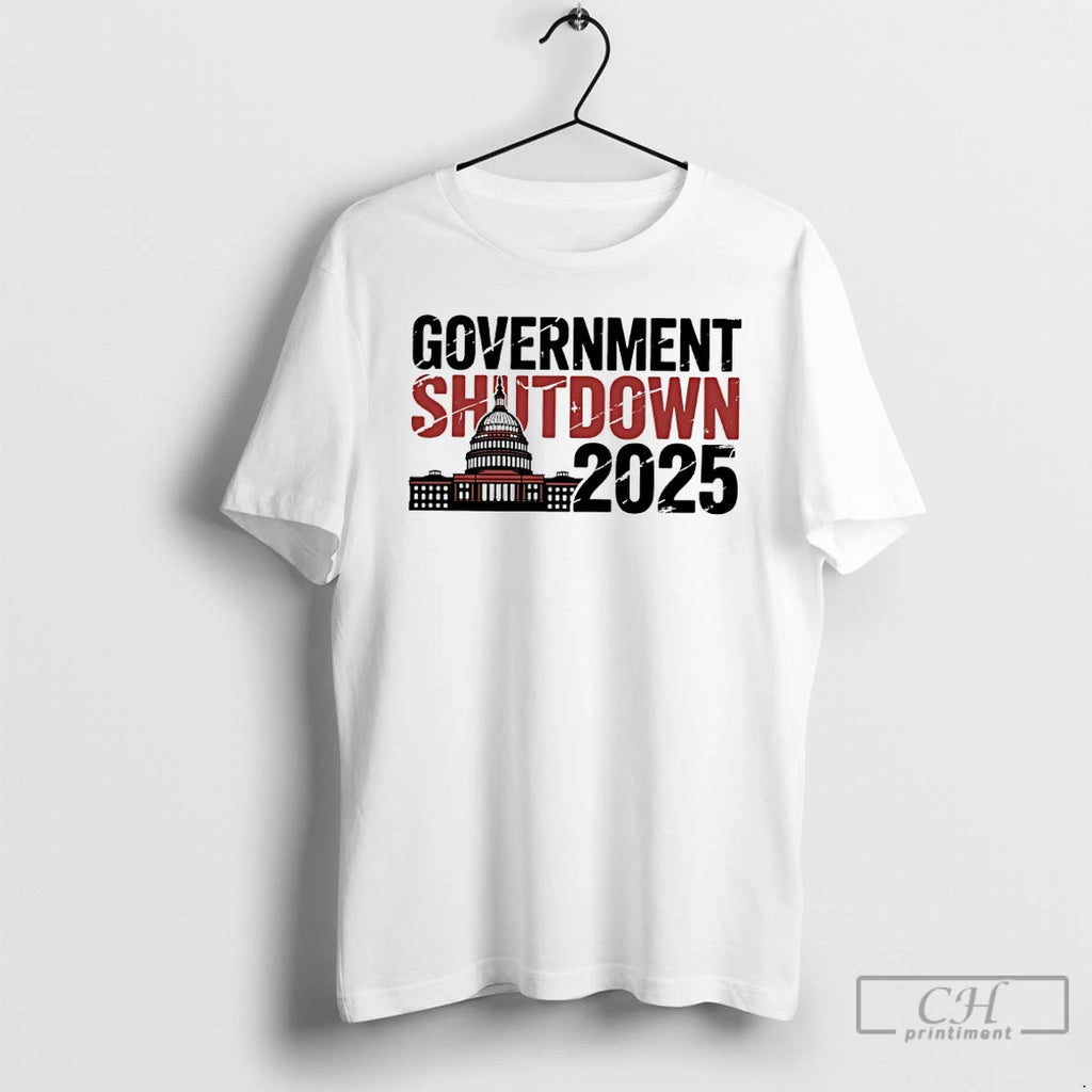Premium The White House Government Shutdown 2025 T Shirts