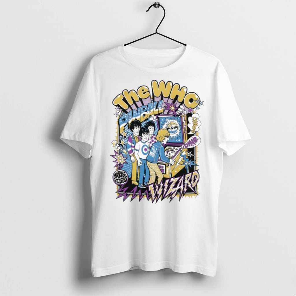 Premium The Who X Market Pinball Players Wizard T Shirts