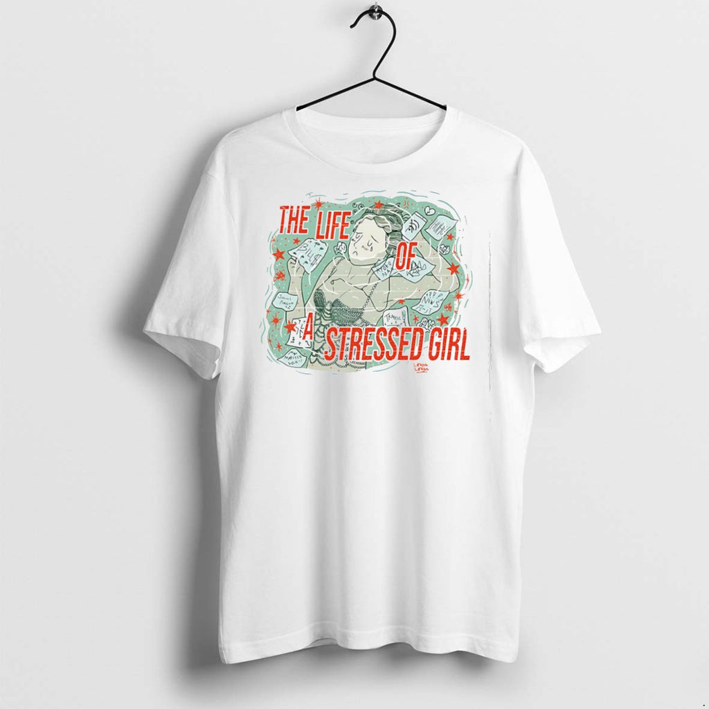 Premium The Life Of A Stressed Girl T Shirts