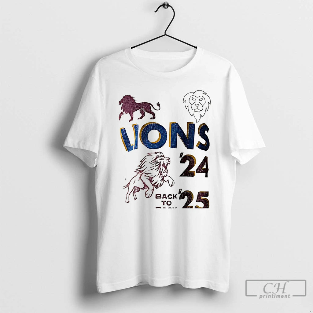 Premium The Pride Of Brisbane Lions Back To Back 2024 2025 T Shirts