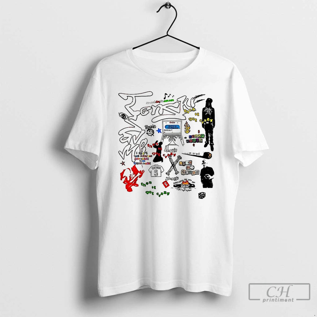 Premium Then It Got Crazy Graffiti Street Style T Shirts