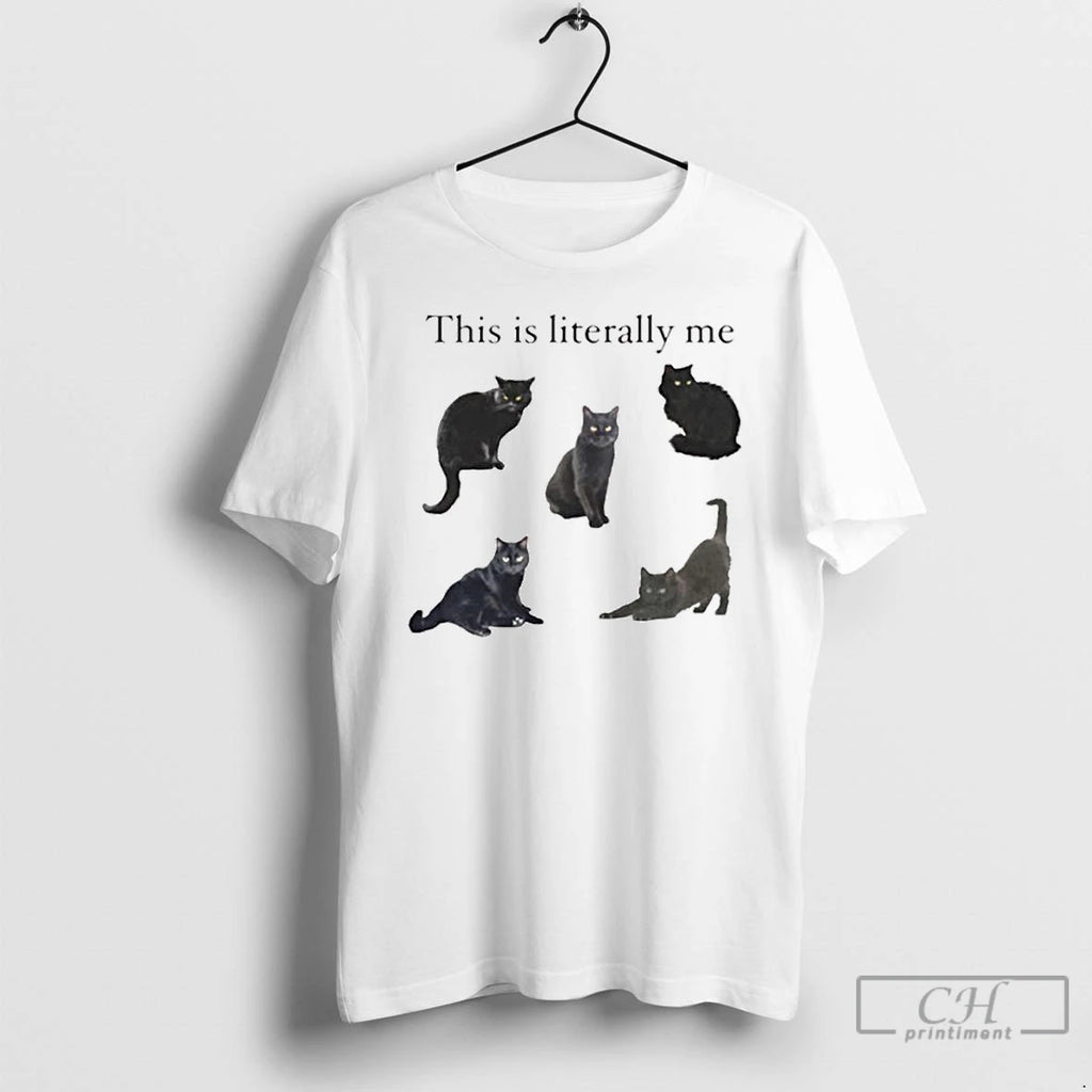 Premium This Is Literally Me Cat Ornaments T Shirts