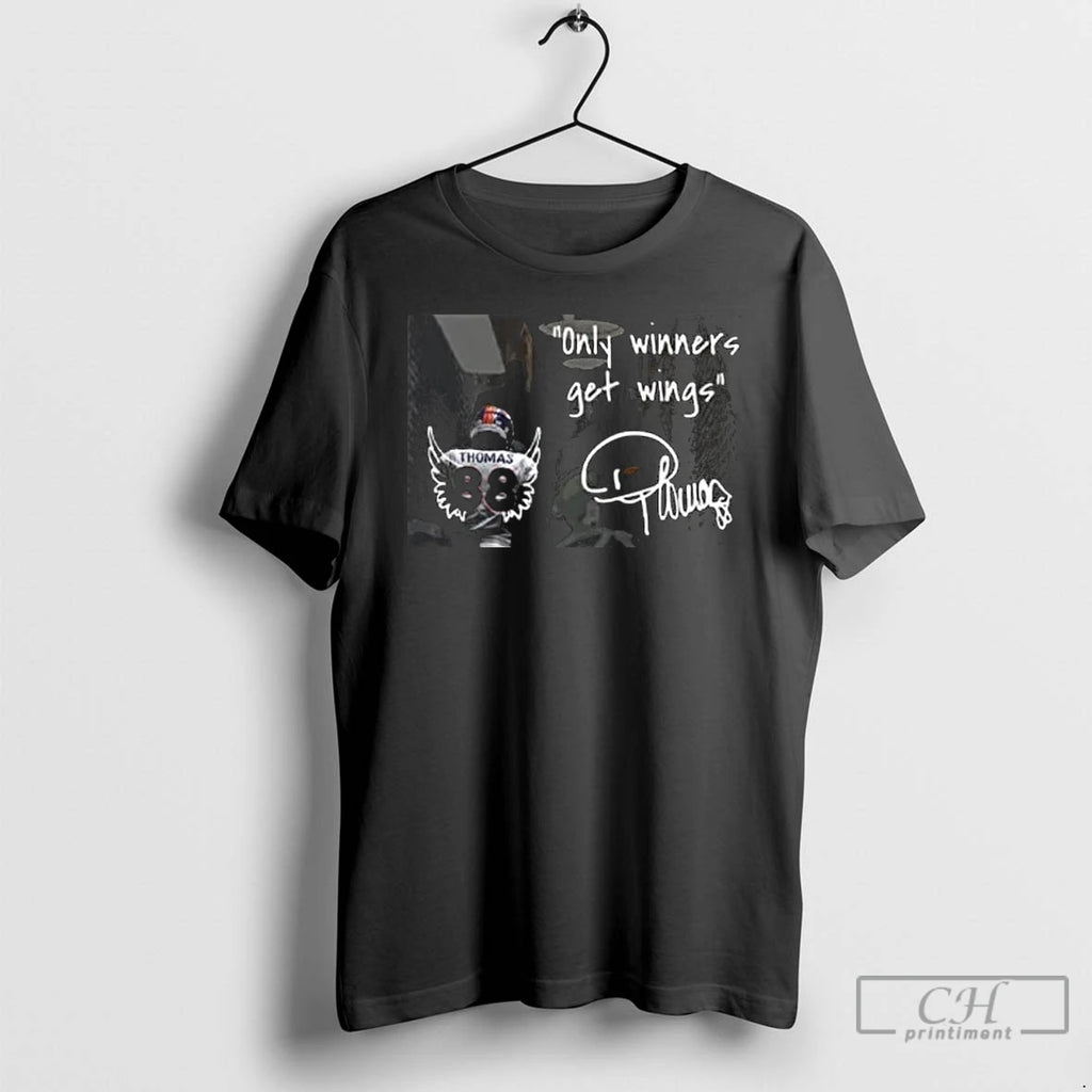 Premium Thomas 88 Only Winners Get Wings Long Sleve T Shirts