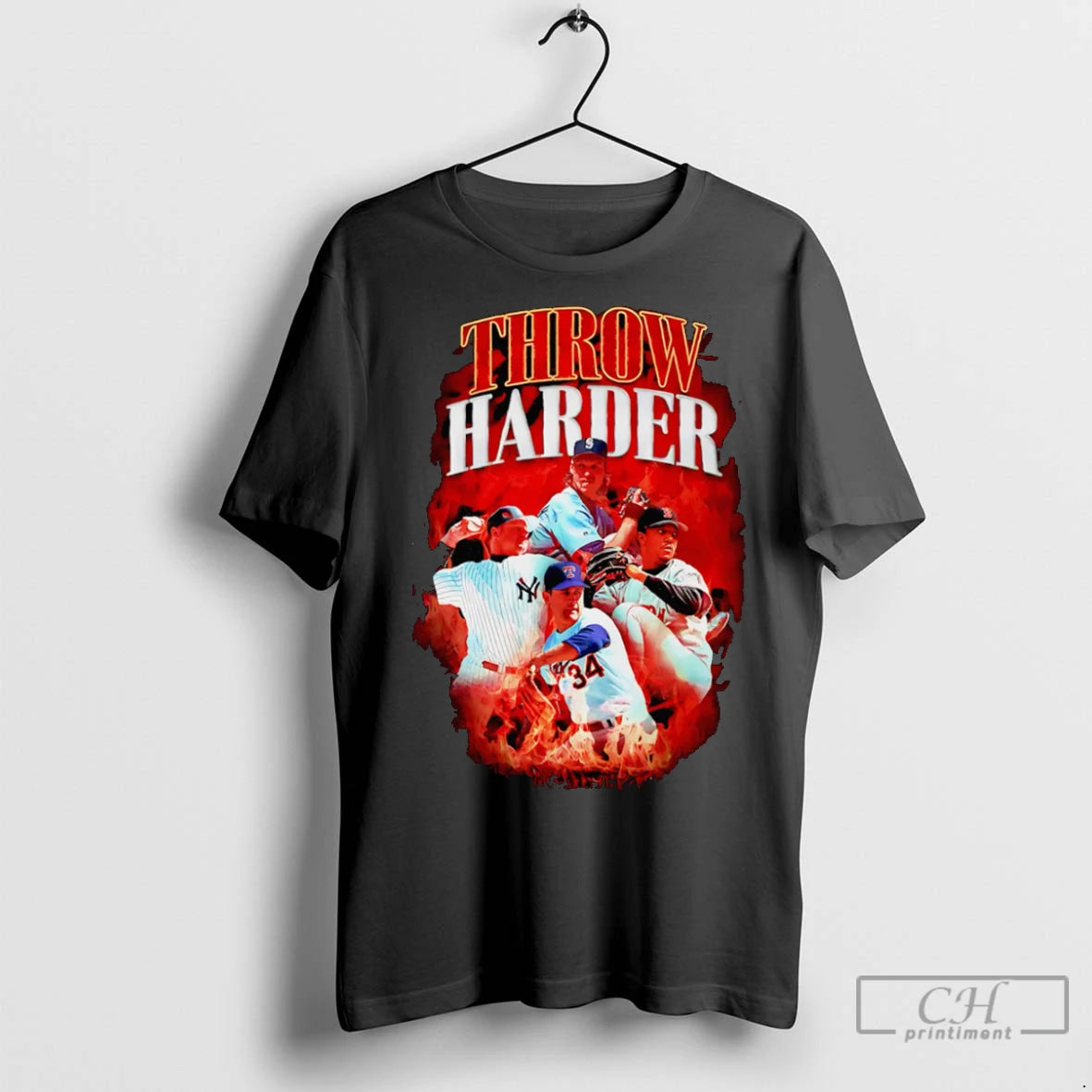 Premium Throw Harder Retro