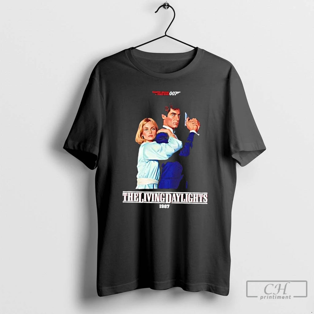 Premium Timothy Dalton As James Bond 007 The Living Daylights 1987 T Shirts