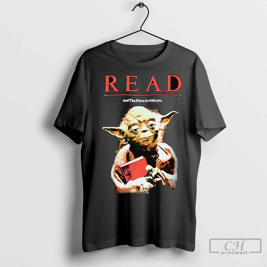 Premium Topher Grace Wearing Yoda Read And The Force Is With You