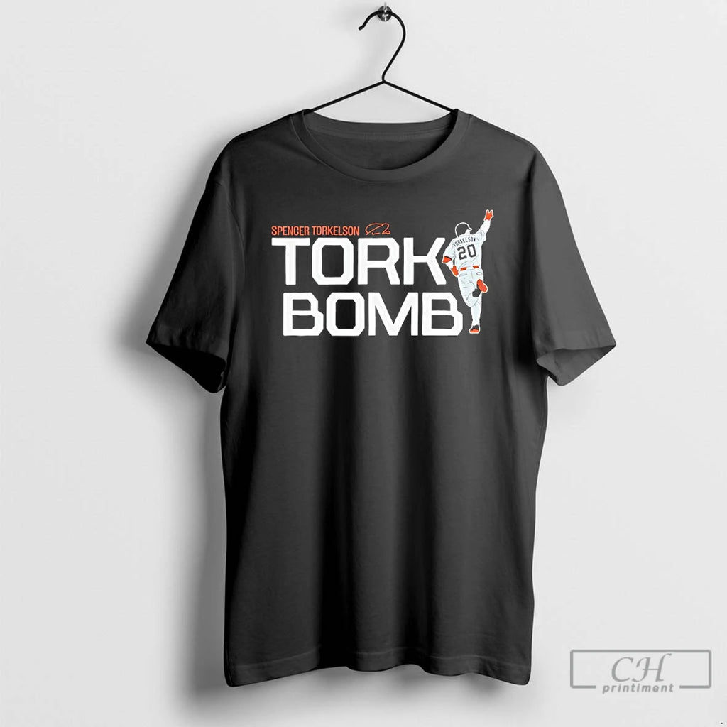Premium Tork Bomb Spencer Torkelson Detroit Tigers Baseball Signature T Shirts