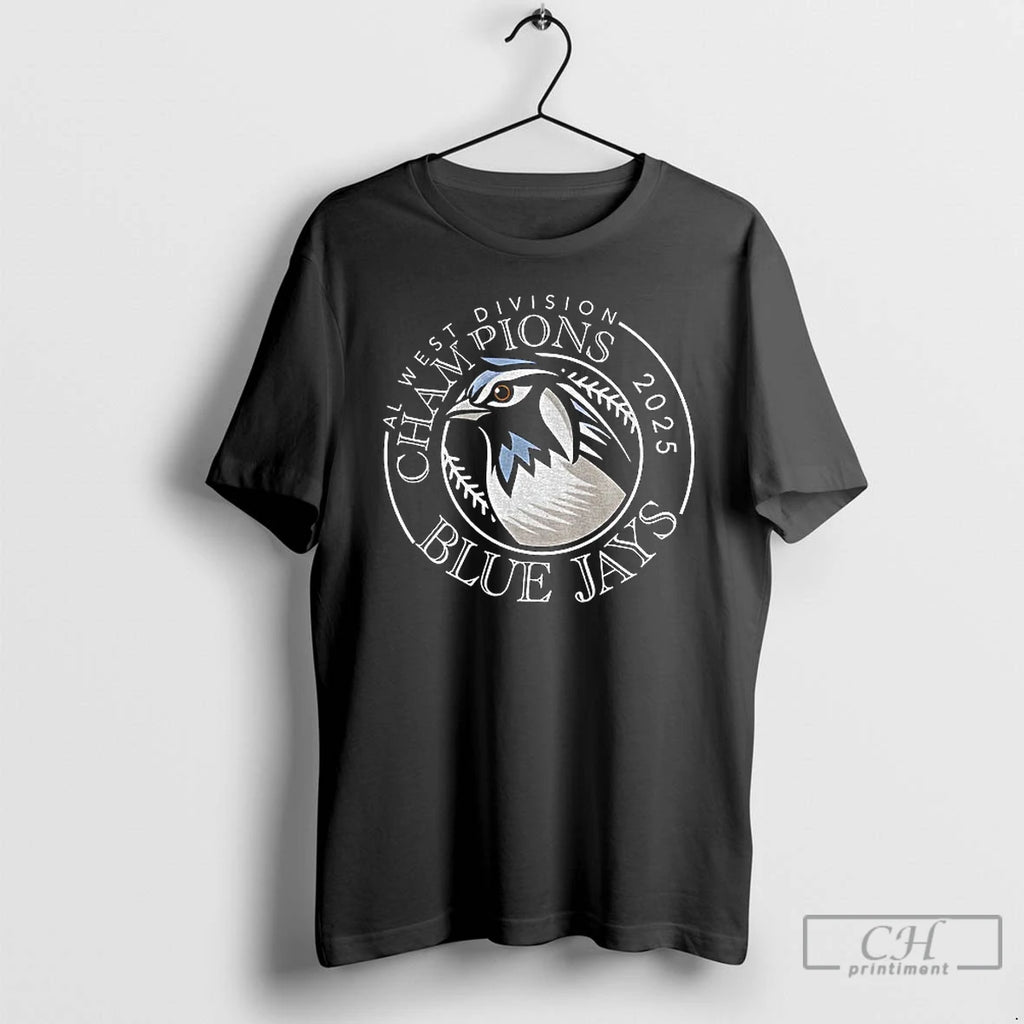 Premium Toronto Blue Jays 2025 Al West Division Champions 2025 Logo T Shirts