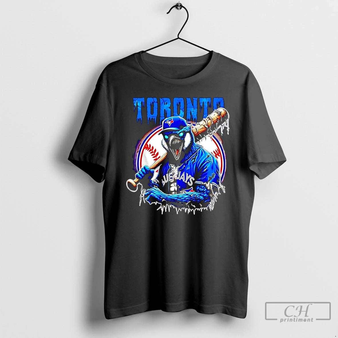 Premium Toronto Blue Jays Horror Mashup Halloween T Shirts