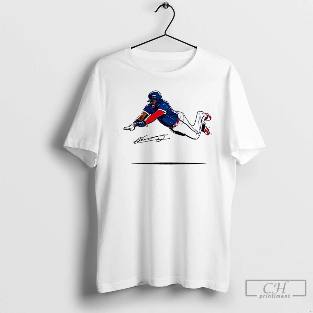 Premium Toronto Blue Jays Vladimir Guerrero Jr Flying Slide Signature T Shirts