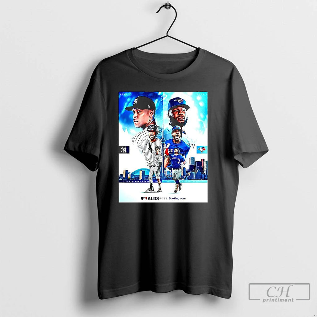 Premium Toronto Blue Jays Vs New York Yankees Mlb 2025 Alds Graphic T Shirts