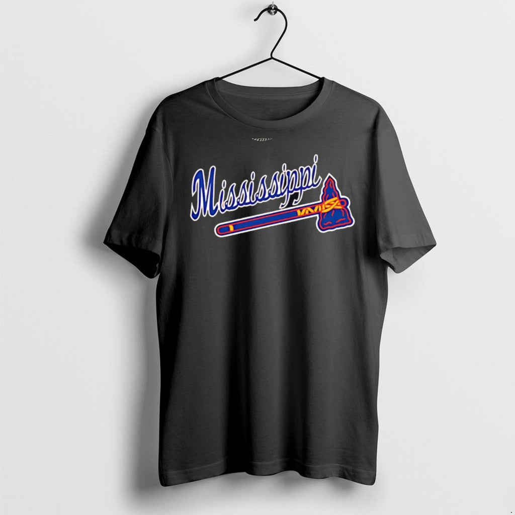 Premium Trey Harris Mississippi Braves Logo T Shirts