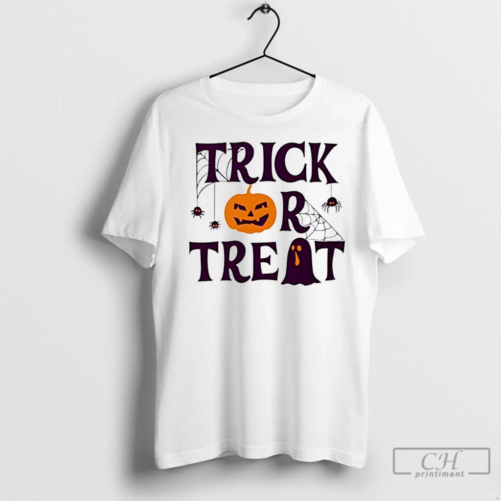 Premium Trick Or Treat Pumpkin Ghost Halloween