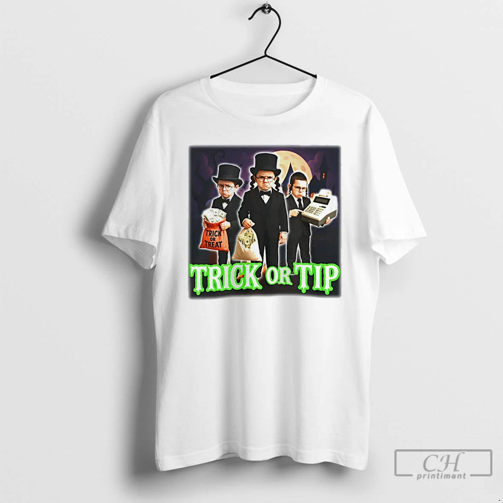 Premium Trick Or Tip Children And Money Halloween T Shirts