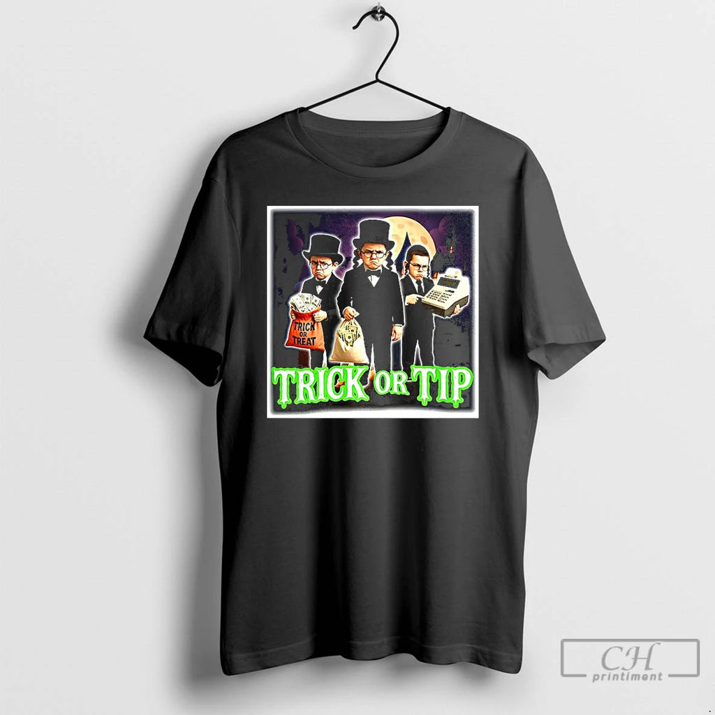 Premium Trick Or Tip Treat Parody Halloween T Shirts