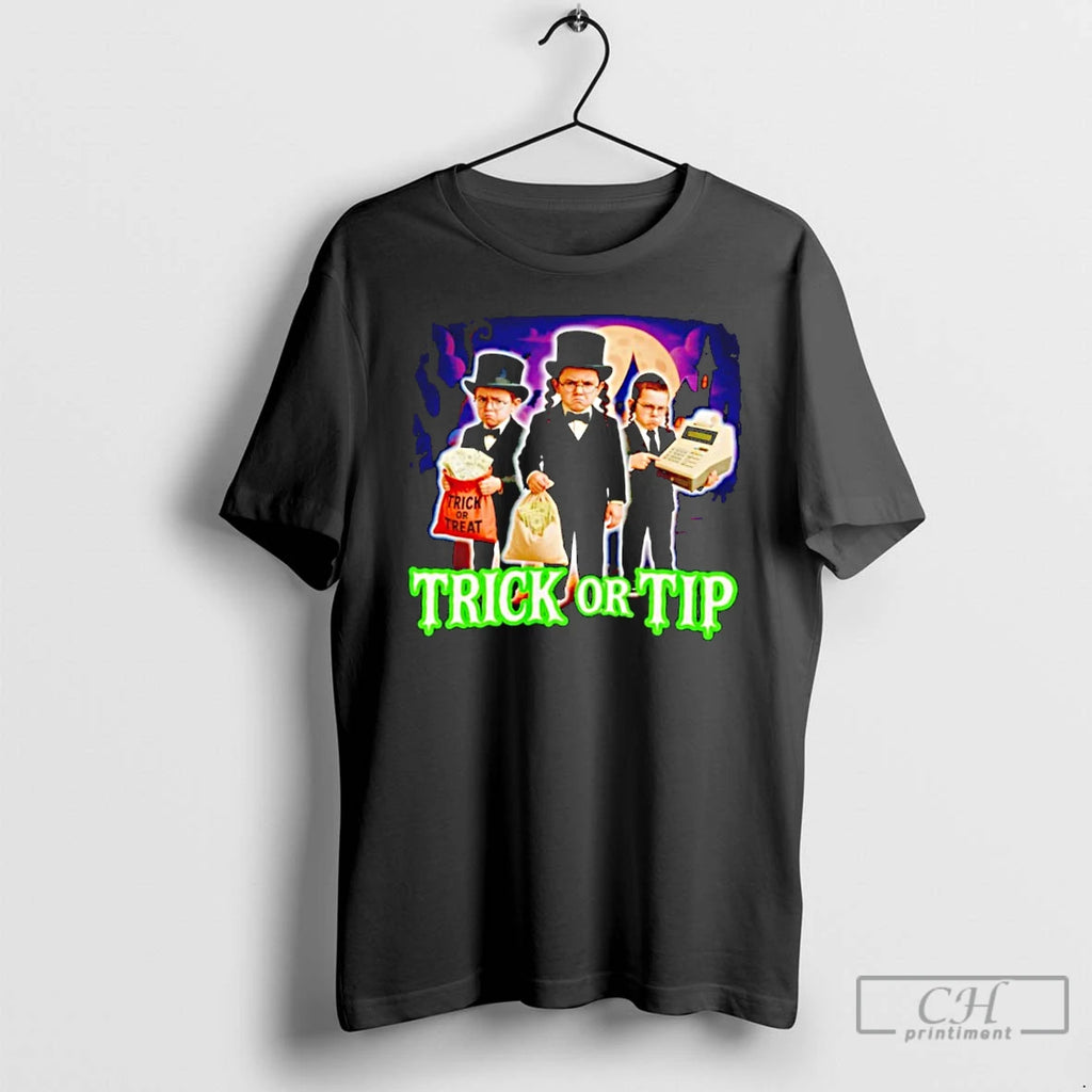 Premium Trick Or Tip Trick Or Treat Halloween T Shirts