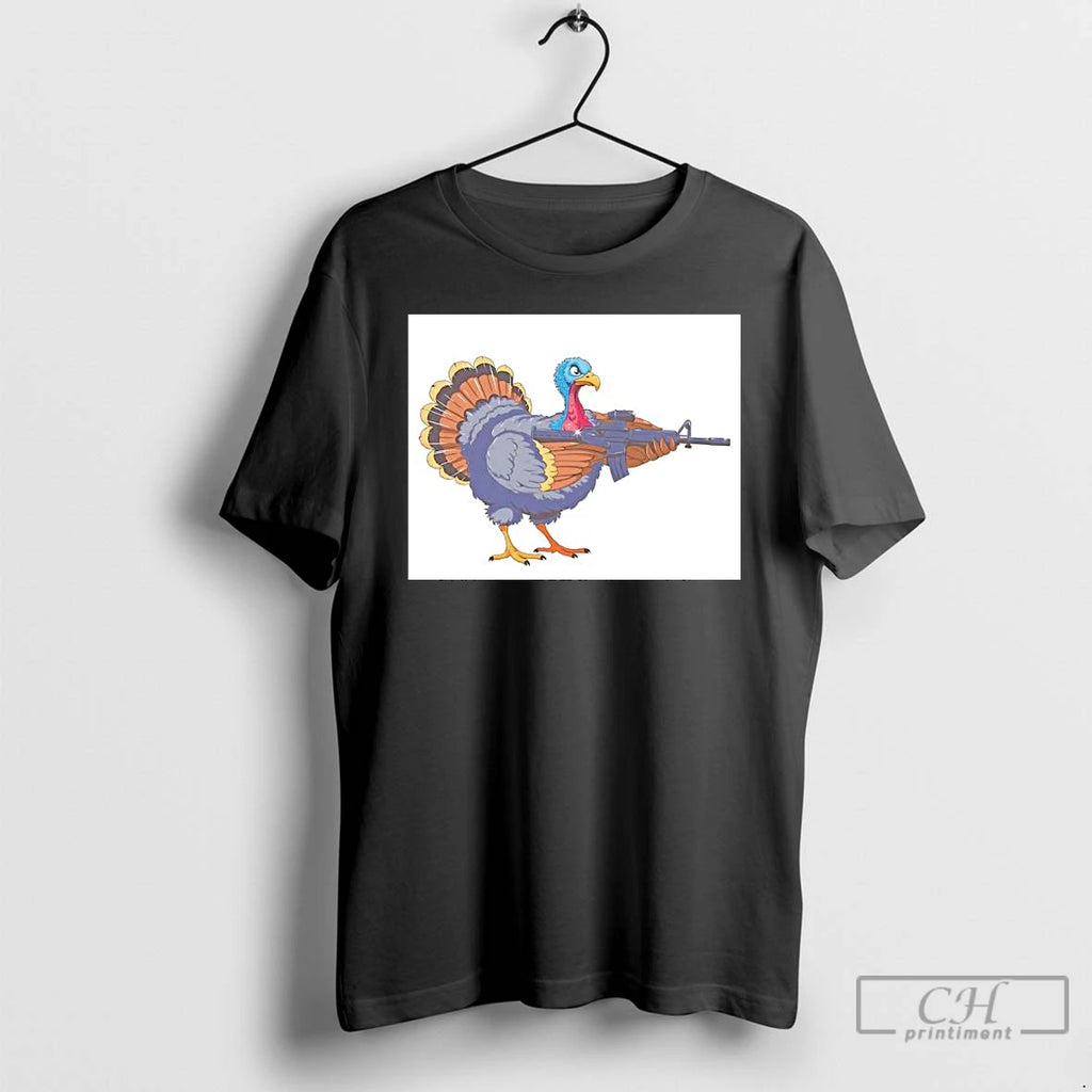 Premium Triggered Turkey Graphic T Shirts