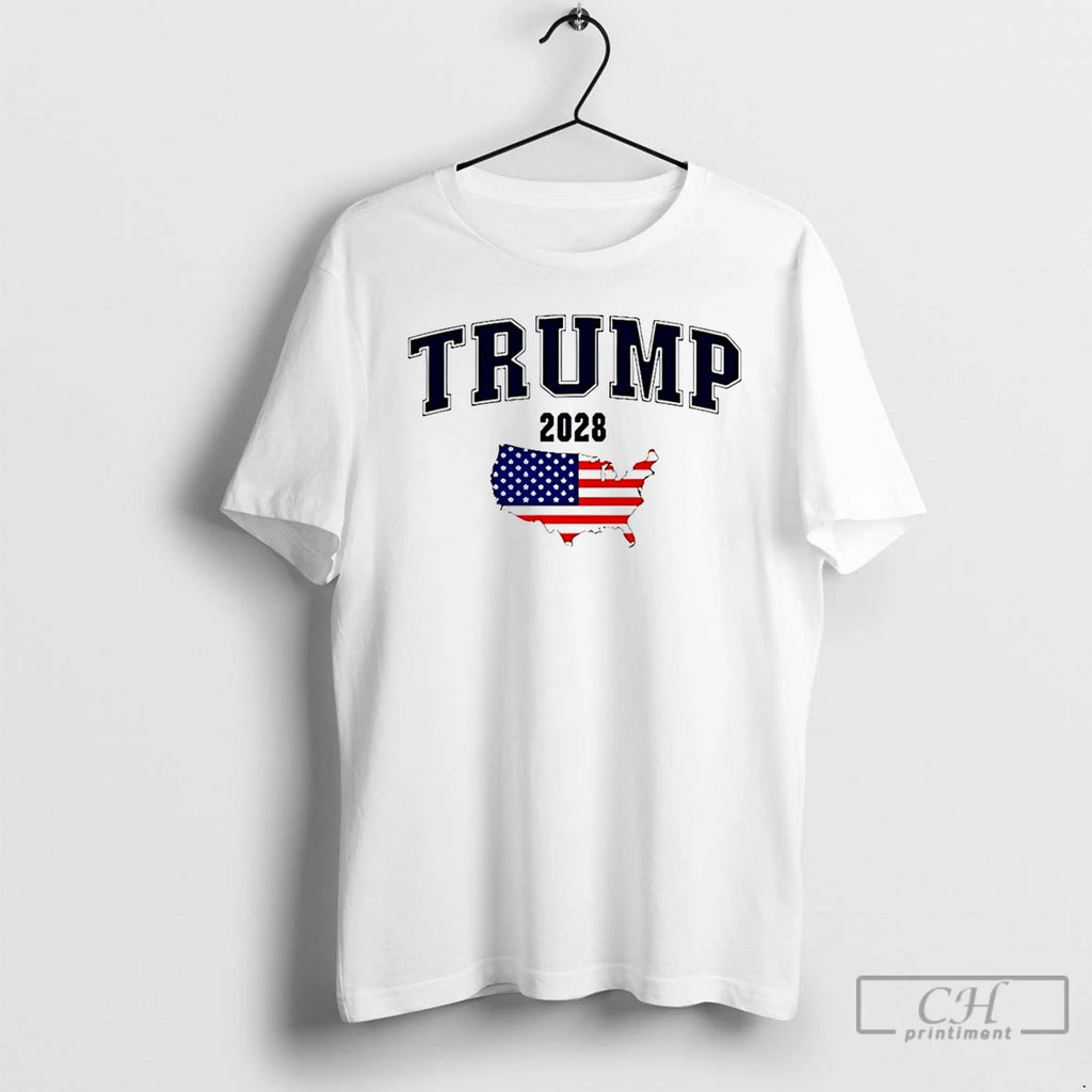Premium Trump 2028 Us Map T Shirts