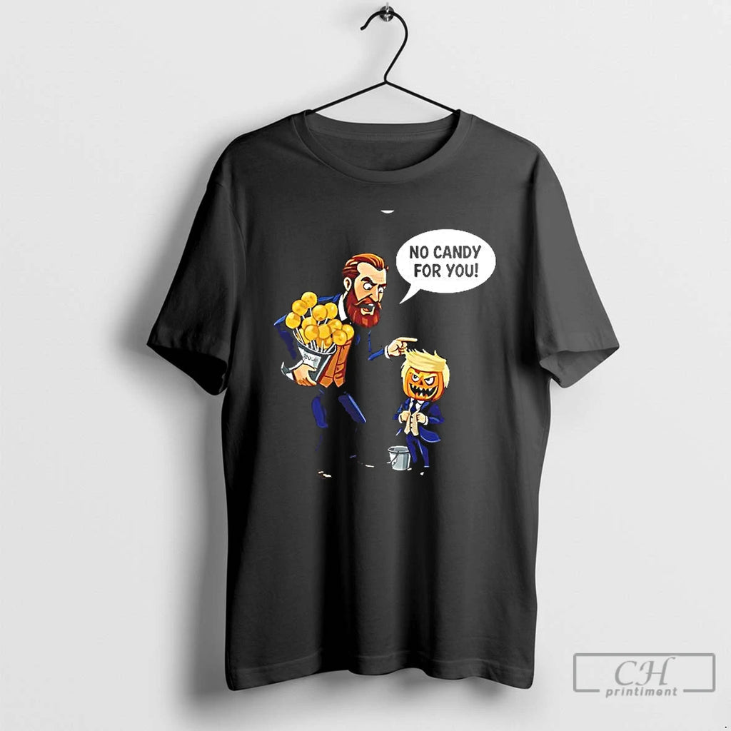 Premium Trump Nobel Peace Prize No Candy For You Trumpkin Halloween Meme T Shirts
