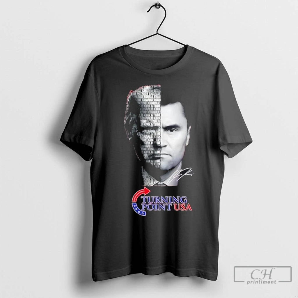 Premium Trump X Charlie Kirk Turning Point Usa Signature