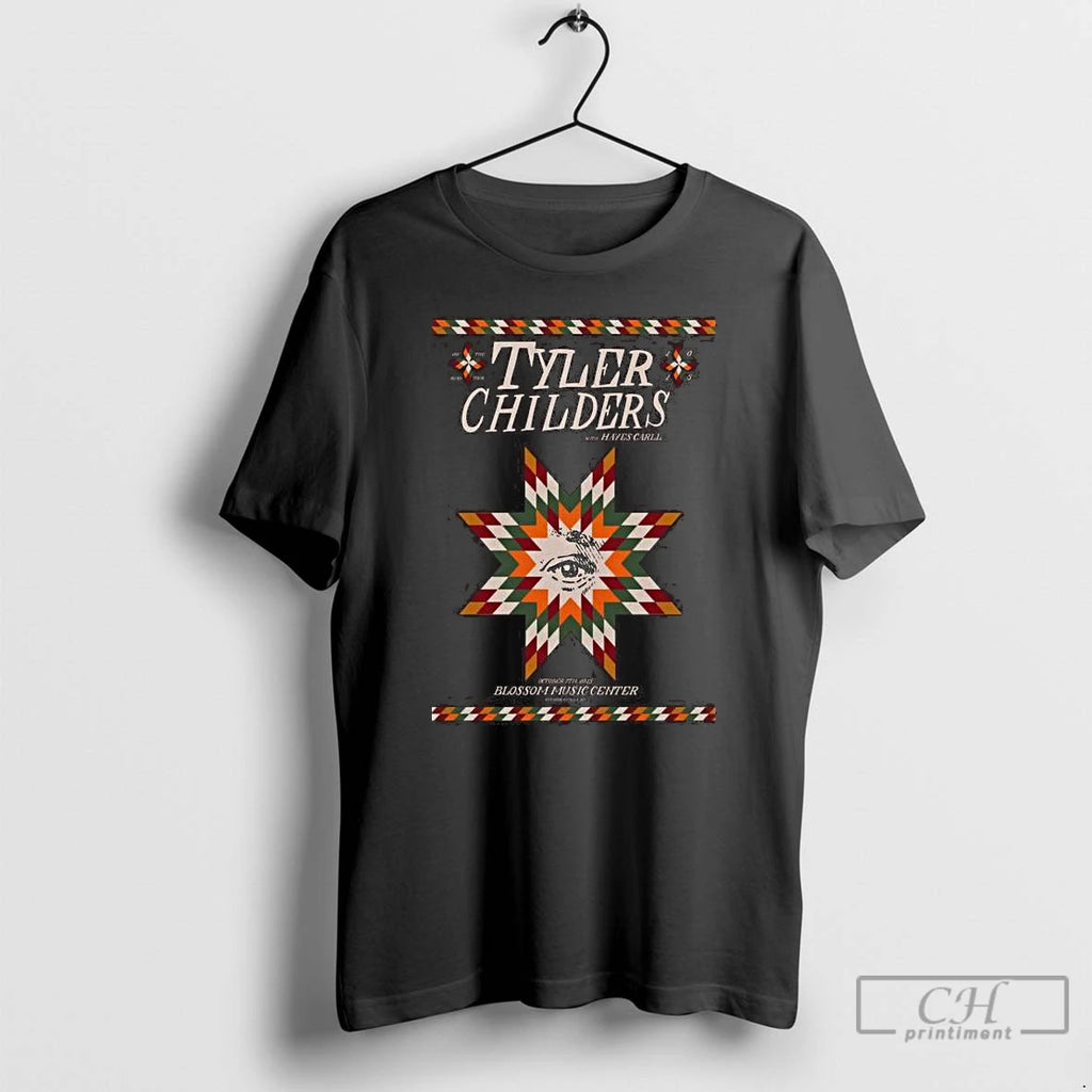 Premium Tyler Childers Tour Cuyahoga Falls Ohio October 7 2025 Long Sleve T Shirts