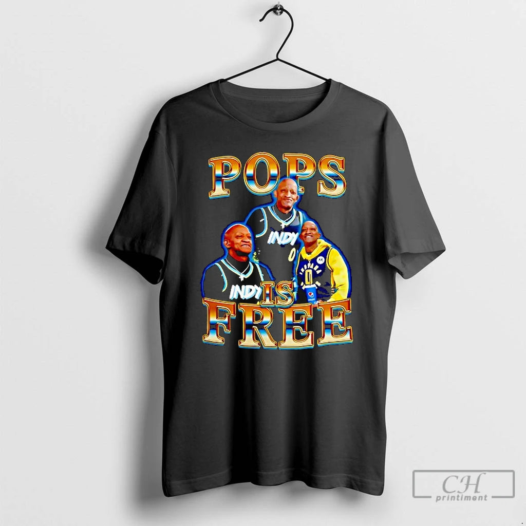 Premium Tyrese Haliburton Pops Is Free Indiana Pacers T Shirts