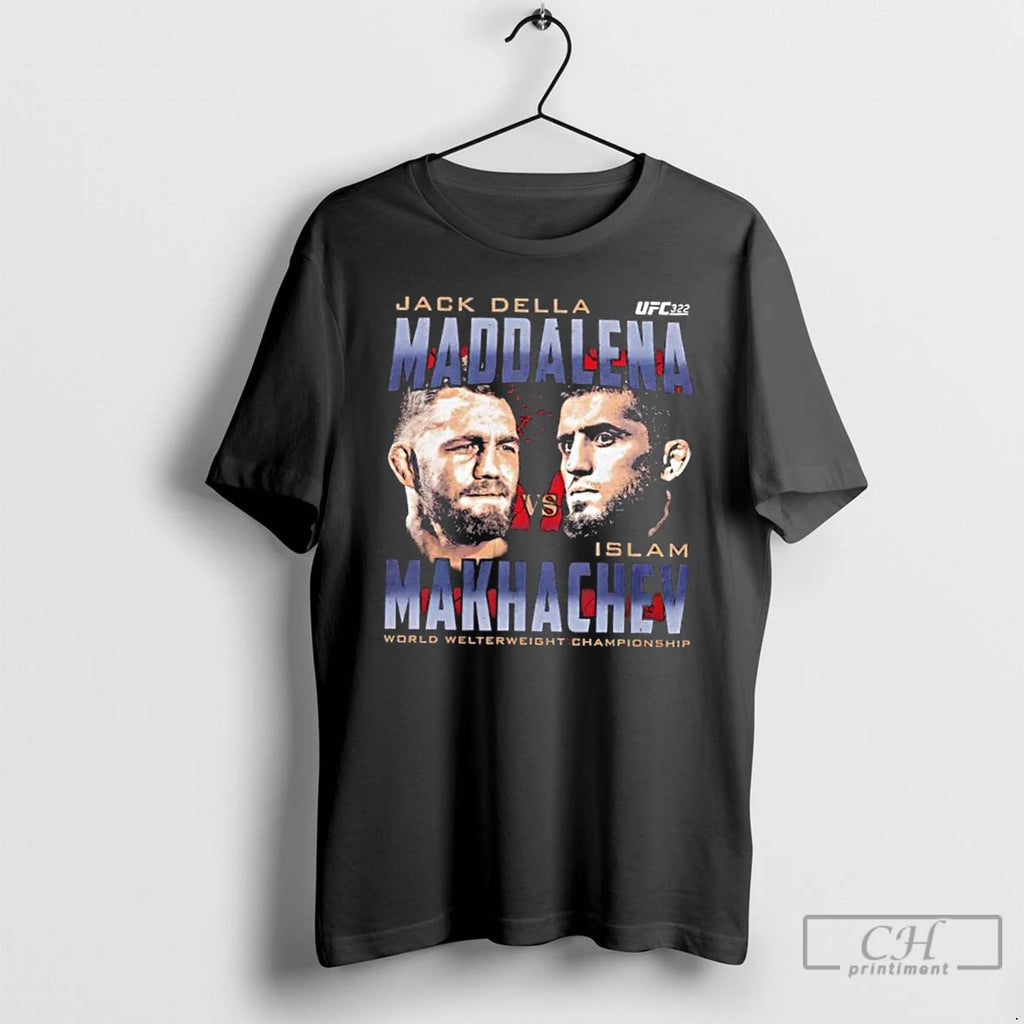 Premium Ufc 322 Della Maddalena Vs Makhachev Heads T Shirts