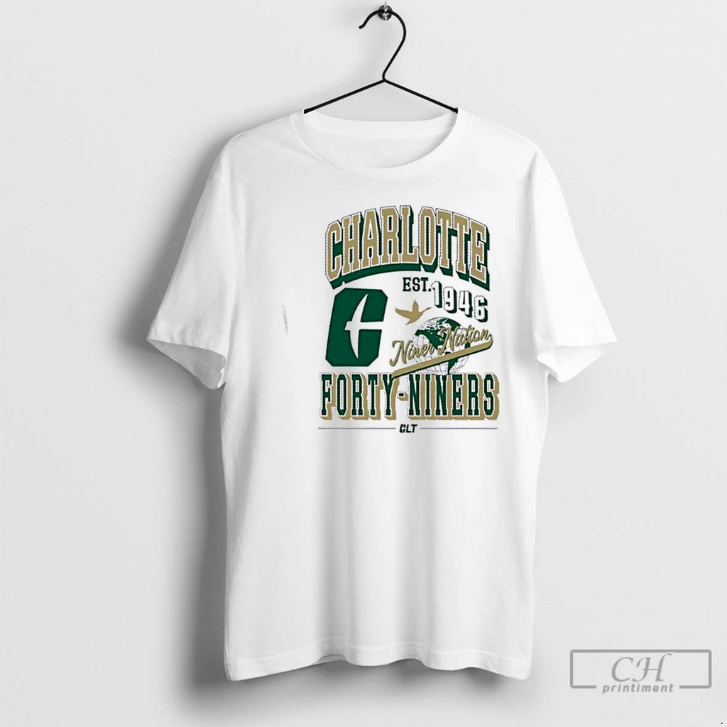 Premium Unc Charlotte T Niner Nation Forty Niners Est 1946