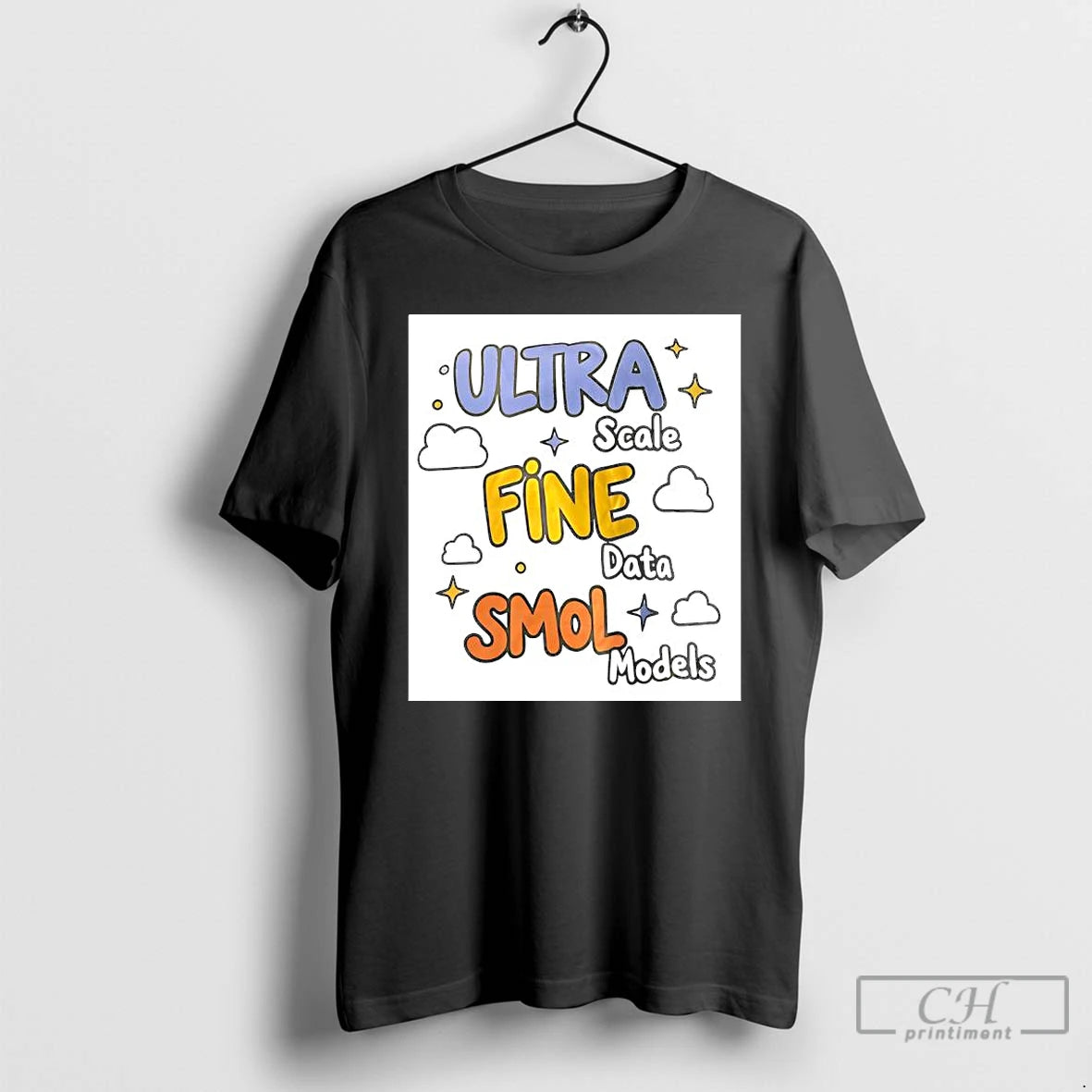 Premium Ultra Scale Fine Data Smol Models Graphic Design T Shirts