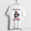 Premium Uncle Sam I Want You To Defend Free Speech T Shirts