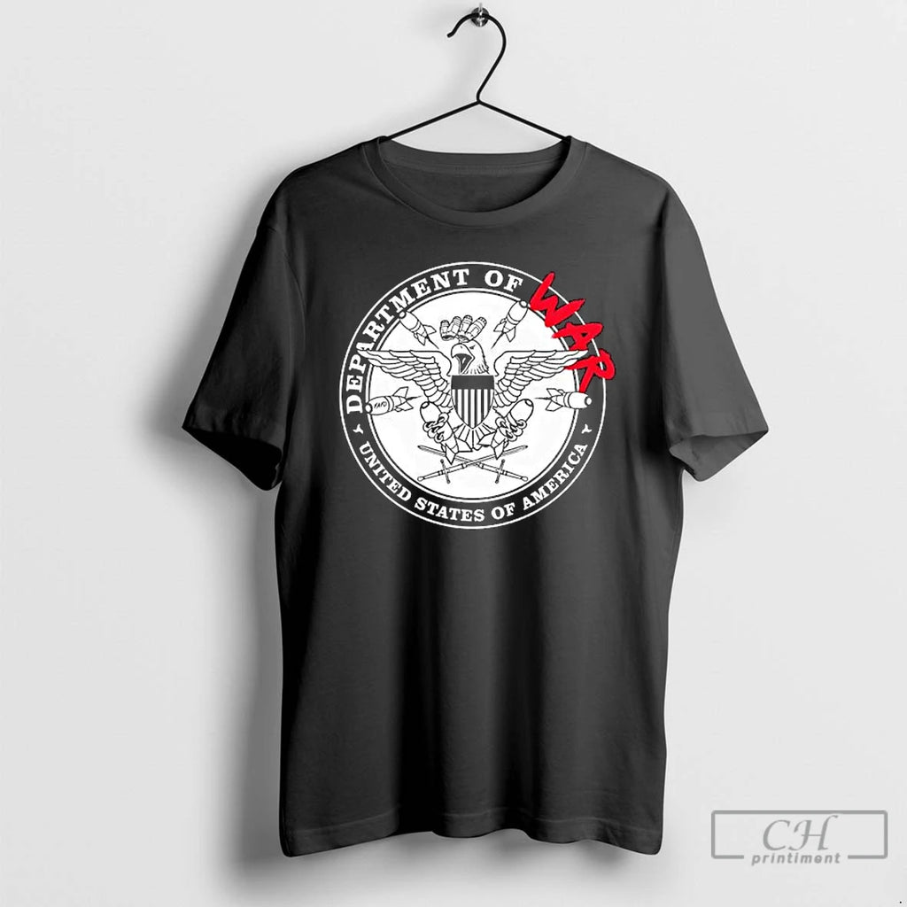 Premium United States Of America Department Of War T Shirts