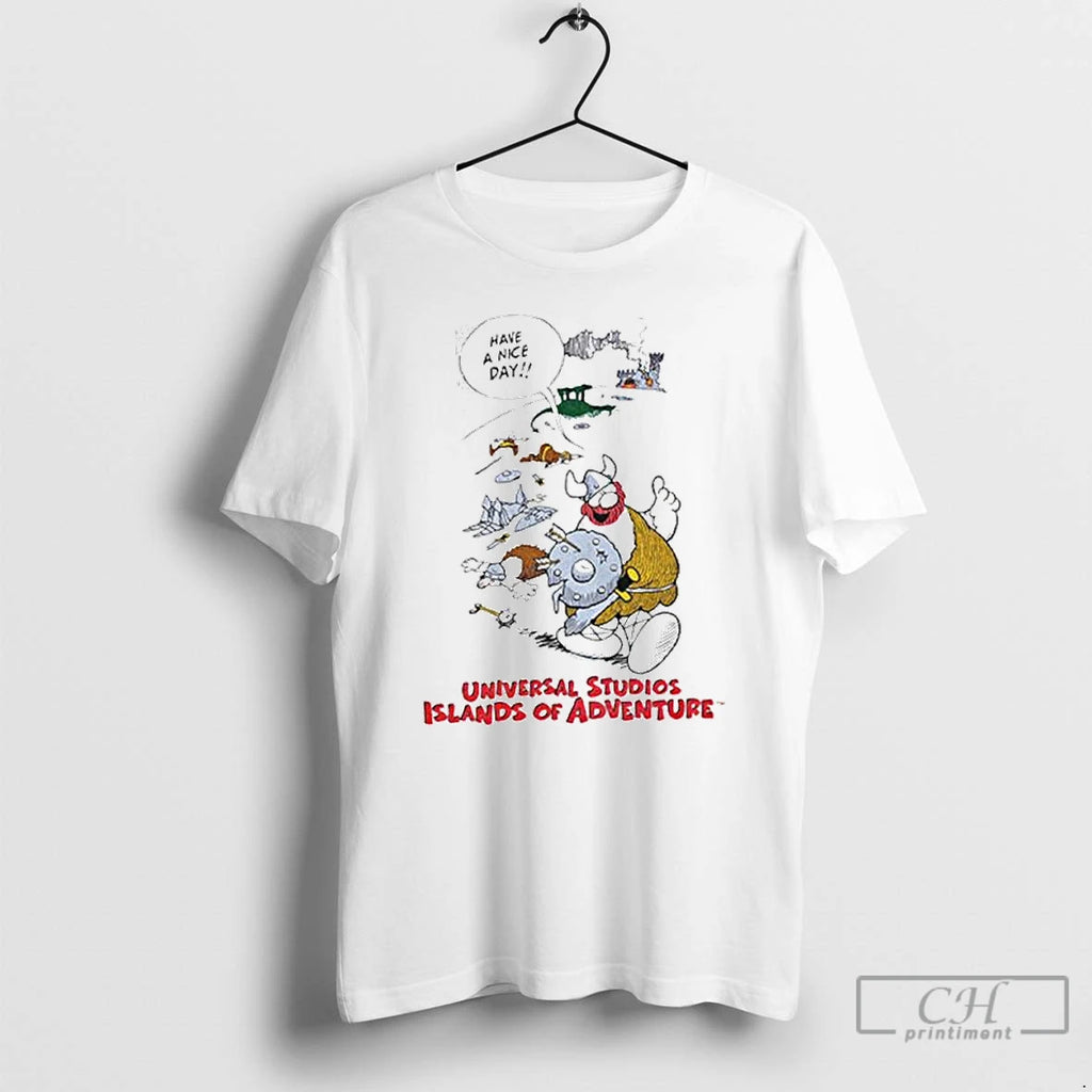 Premium Universal Studios Islands Of Adventure Viking Ornaments T Shirts