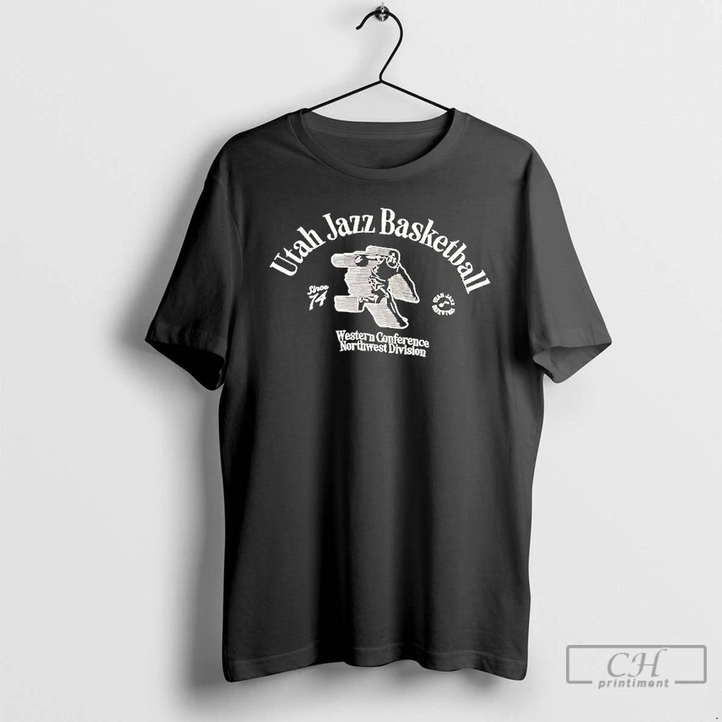 Premium Utah Jazz Basketball Western Conference Northwest Division T Shirts