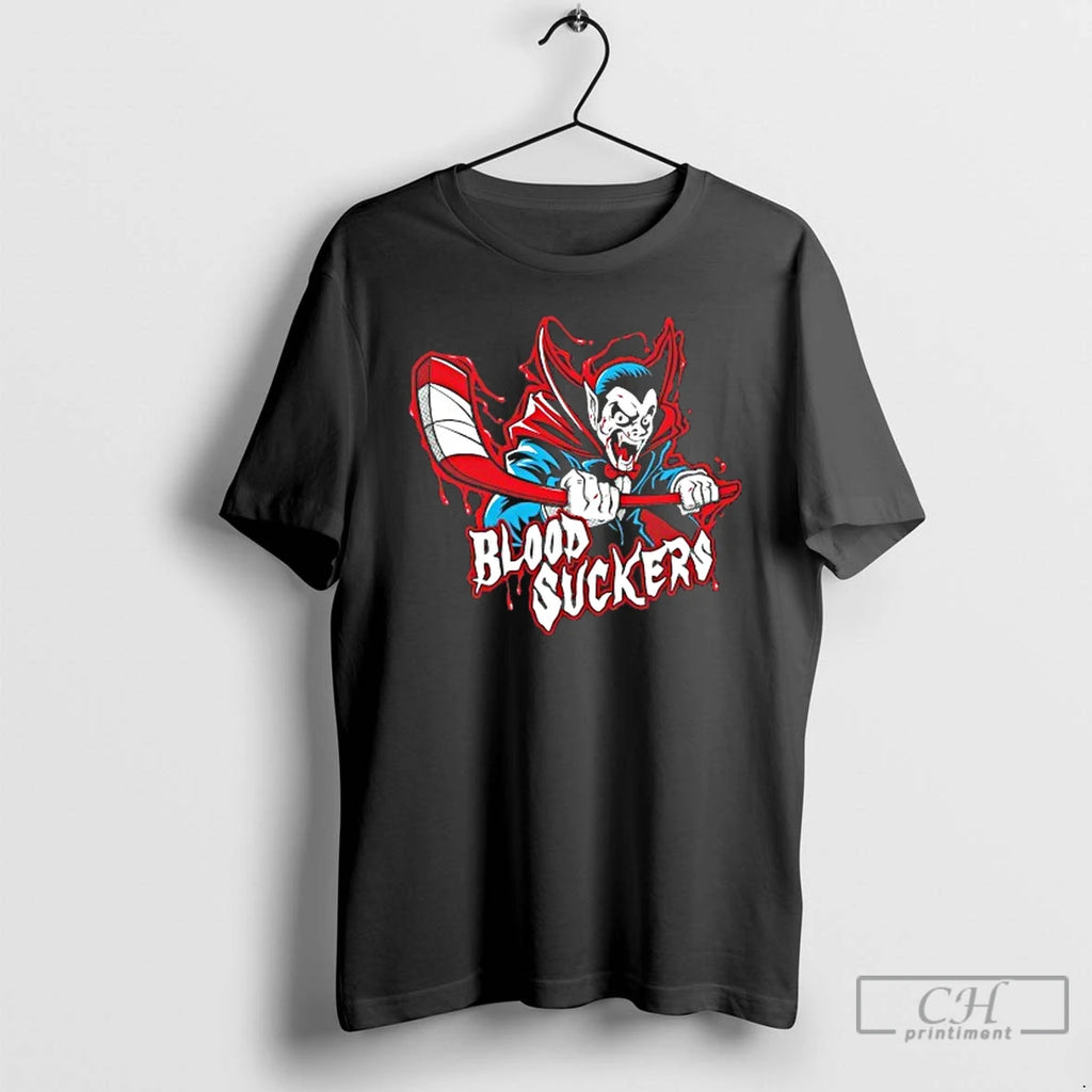 Premium Vampire Hockey Blood Suckers T Shirts