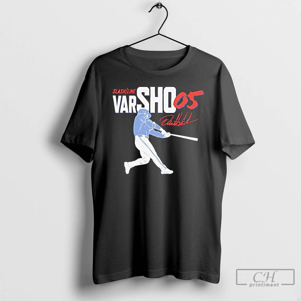Premium Varsho 05 Daulton Varsho Toronto Blue Jays Swing Autographed T Shirts