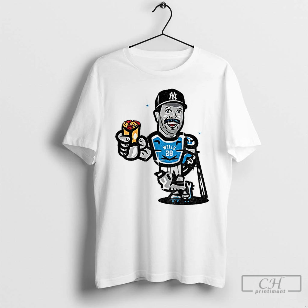 Premium Vernon Wells Wells Jr New York Yankees All Star Holding Taco Funny Meme