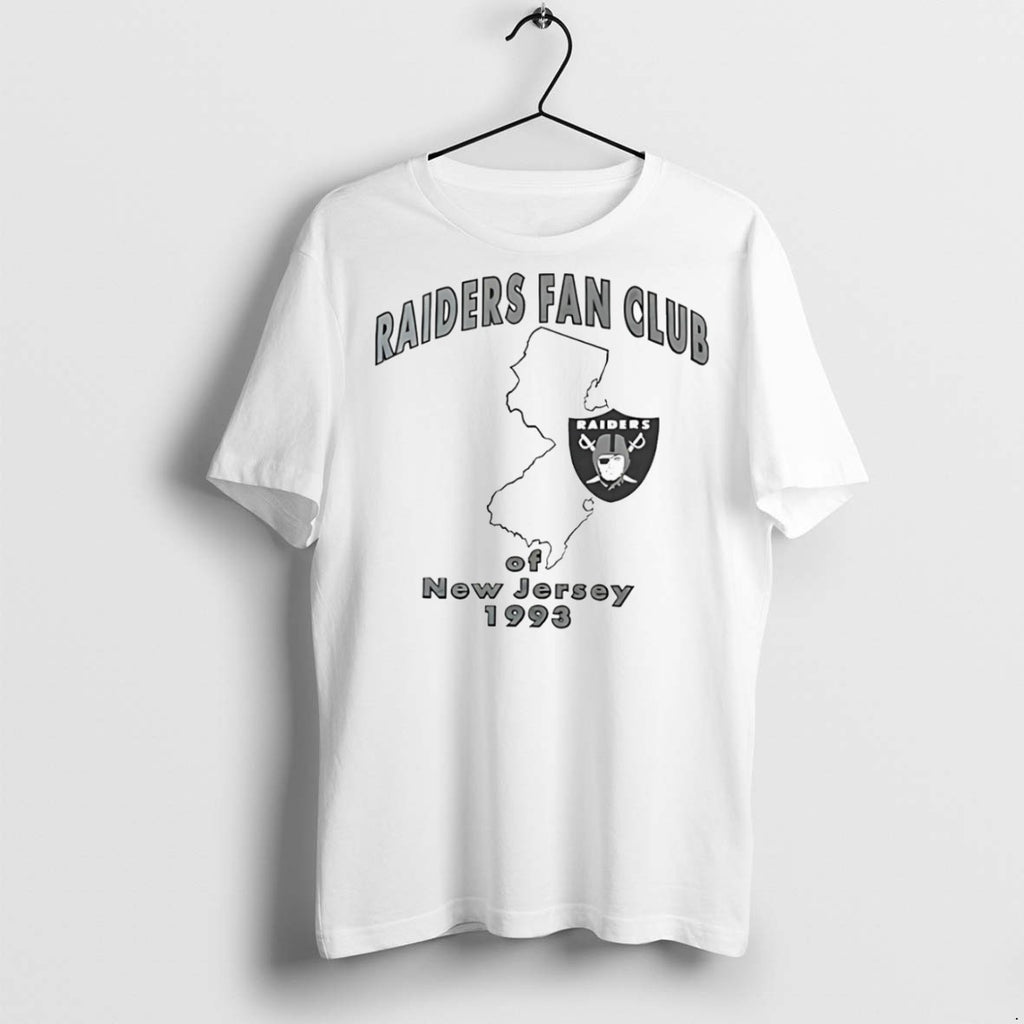 Premium Vintage Raiders Fan Club Of New Jersey 1993 T Shirts