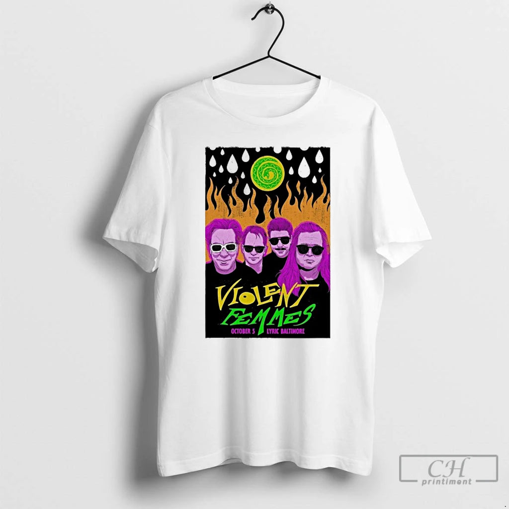 Premium Violent Femmes Oct 5 2025 Lyric Baltimore T Shirts