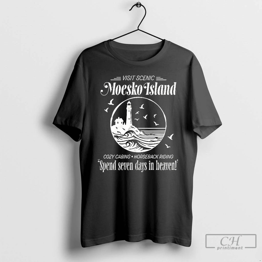 Premium Visit Scenic Moesko Island Cozy Cabins Horseback Riding Spend Seven Days In Heaven Ceramic