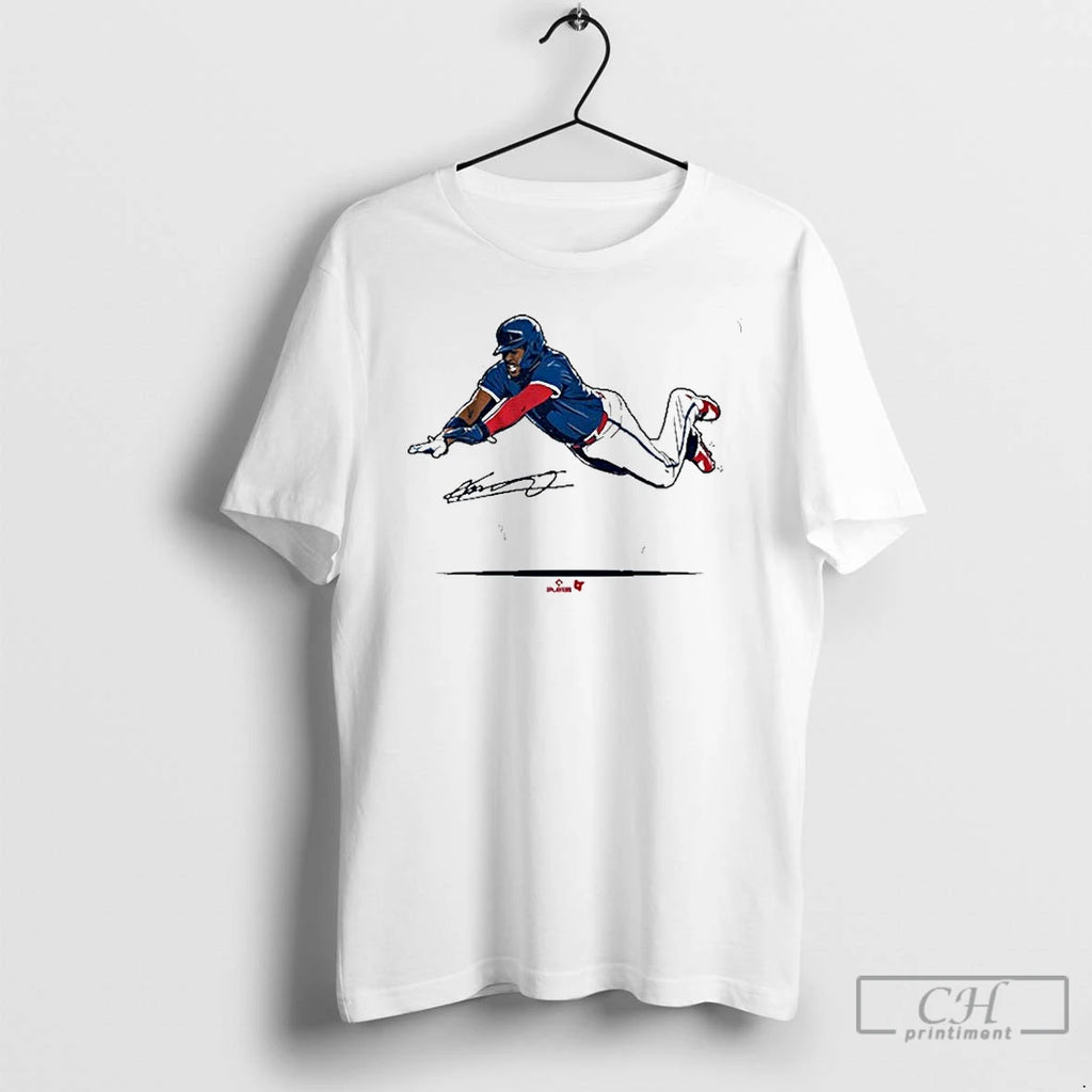 Premium Vladimir Guerrero Jr Super Vlad Flying Slide T Shirts