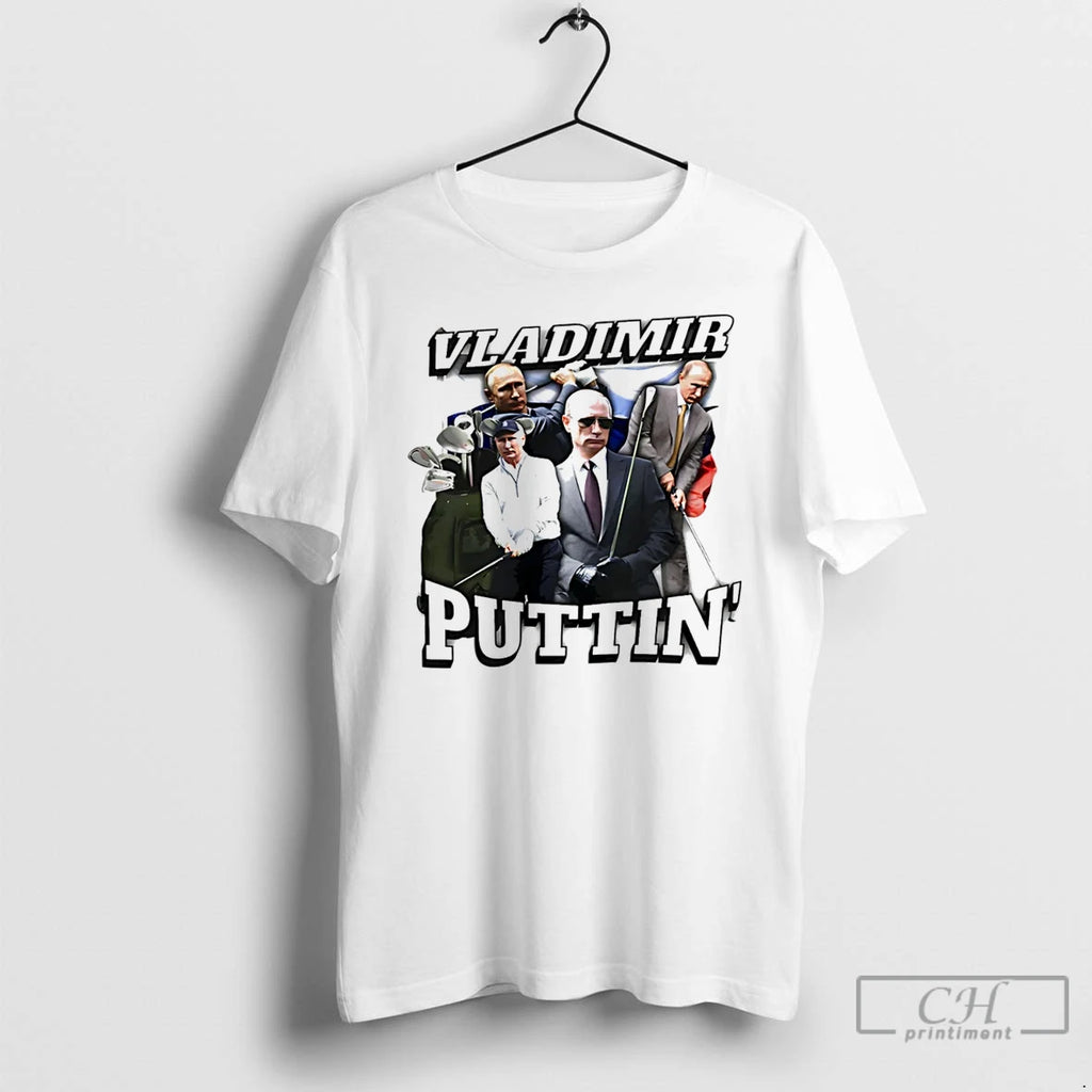 Premium Vladimir Putin Vladimir Puttin Golf T Shirts